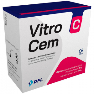 Vitro Cem.ВИТРО ЦЕМ . Стеклоиономерный цемент для фиксации (Аналог Фуджи 1 и Ketaс Cem) уп10г+8мл