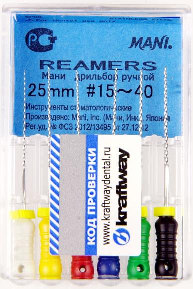 Reamers Mani 25�� �15-40. ��������� ������ (��./6 ��.)
