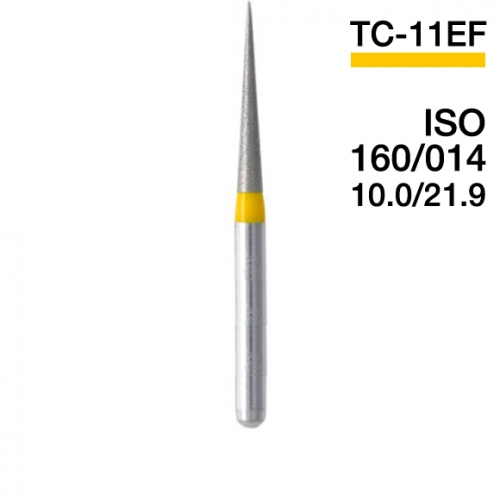 Боры алмазные MANI TC-11EF, Желтый (5 шт./уп.)