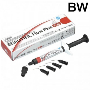 BEAUTIFIL Flow Plus F00 - реставрационный текучий материал, цвет BW, шприц 2,2 гр.