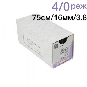������ �������� ������ Vicryl W9443 4/0 (75��, ���� ���.16��, 3/8) ��/12��.
