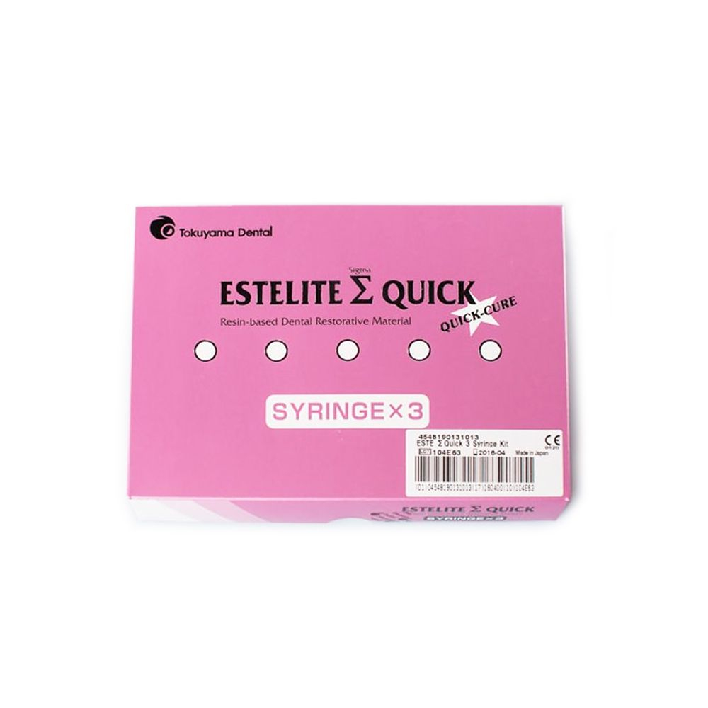 Estelite Sigma Quick Syringe Kit. Эстелайт Сигма Квик Набор 3 шпр. по 3,8г. (A2, A3, OA3)