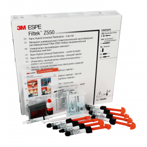 Filtek™ Z550 Kit. Универсальный наногибридный реставрационный материал Набор (4*4г+Бонд+протравка)
