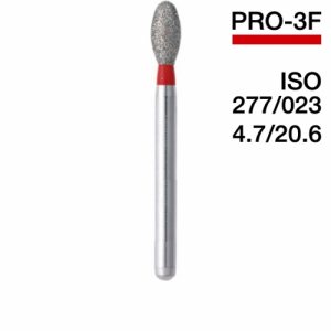 Боры алмазные MANI PRO-3 F, Красный (5 шт./уп.)
