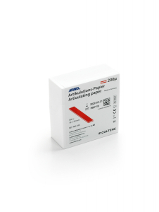 Артикуляционная бумага COLTENE Articulating Paper 200 мкм Красная двусторонняя 300 листов(18х50мм)