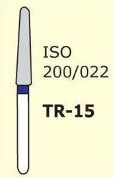 Боры алмазные MANI TR-15, Голубой (5 шт./уп.)
