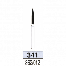Боры алмазные DENTEX Diamonds 341XF Желтый пламя удлинённое (уп3шт.)