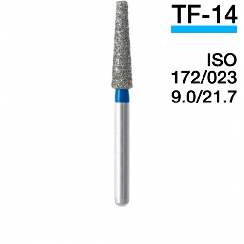 Боры алмазные MANI TF-14, Голубой (5 шт./уп.)