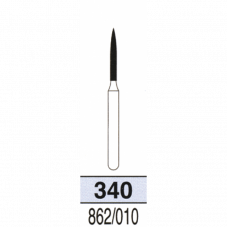 Боры алмазные DENTEX Diamonds 340 Голубой пламя удлинённое (уп3шт.)