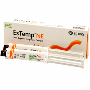 EsTemp NE - временный цемент для фиксации, без эвгенола.уп2 шпр х 10г