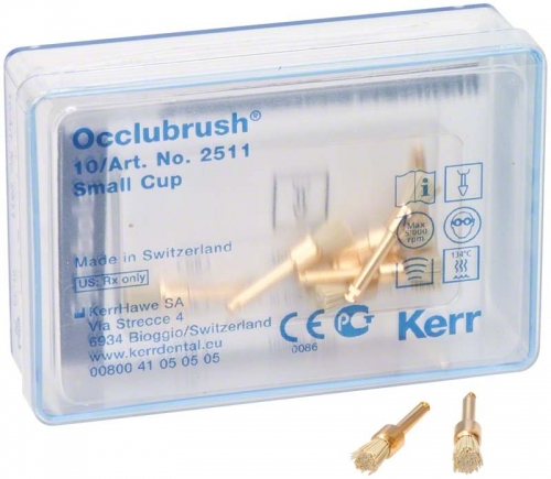 Щетка синтетическая Occlubrush для полировки композитов 10 шт (Чашка Малая), 2511