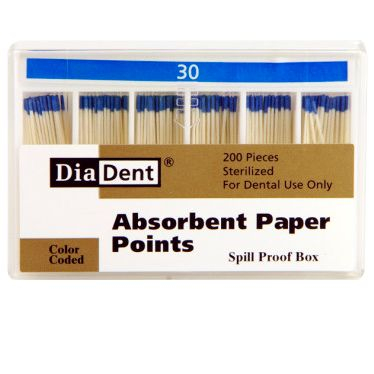 Абсорбирующие штифты без MMPP 0.2 30 (200 шт.) Dia Dent