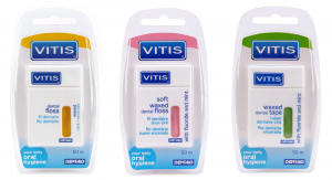 Межзубные нити VITIS Dental Tape FM (цвет зеленый)