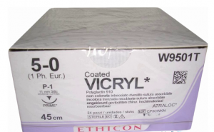 ������ �������� ������ Vicryl W9501� 5/0 (45 ��, ���� �������-���.11 ��, 3/8) ��/24��.