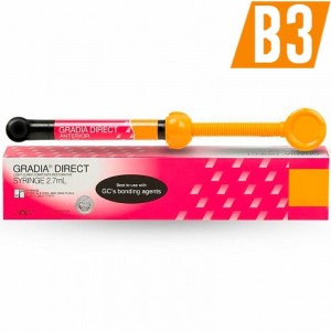 Gradia Direct Anterior B3, шприц (4гр), светоотверждаемый реставрационный композит, 2,7 мл