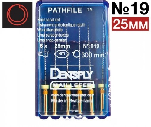 Pathfile NiTi 25�� �019 ������ - ���������� ����������������� ��������������� 6 ��. Maillefer
