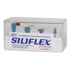 Полиры эластичные Siliflex для композитов (Комплект 8 шт) арт 1.7.5.1
