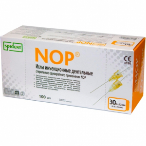 Иглы для карпульных шприцов NOP (уп/100 шт.)