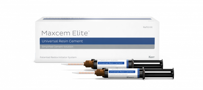 Maxcem Elite цв. Белый Опаковый (2шпр.х 5гр), 34060, Kerr