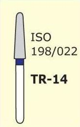 Боры алмазные MANI TR-14, Голубой (5 шт./уп.)