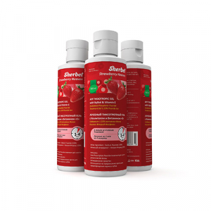 Sherbet APF Gel.Реминерализирующий гель, Вкус Клубничный Рай 500 мл