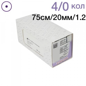 ������ �������� ������ Vicryl W9113 4/0 (75��, ���� ������� 20��,1/2) ��/12��.