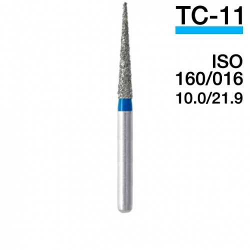 Боры алмазные MANI TC-11, Голубой (5 шт./уп.)