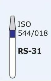 Боры алмазные MANI RS-31, Голубой (5 шт./уп.)