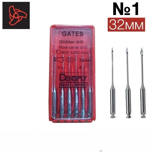 Gates drills 32�� �1 (6��.) - ��������� ��� �������� ����� �������, Maillefer 