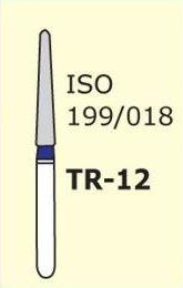 Боры алмазные MANI TR-12, Голубой (5 шт./уп.)