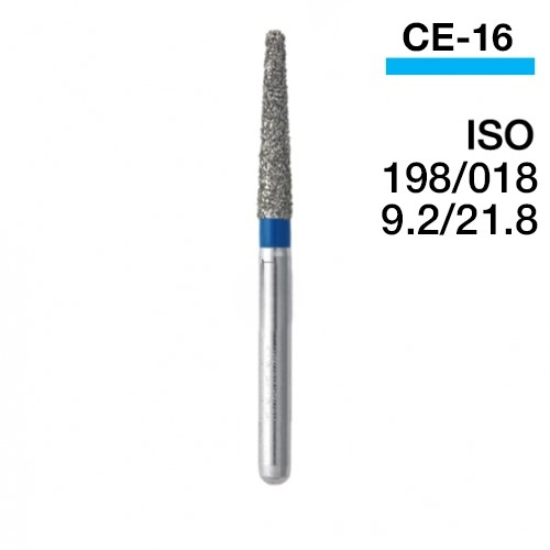 Боры алмазные MANI CE-16, Голубой (5 шт./уп.)