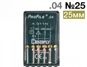 ProFile.25мм 04 №25 (6шт.), Maillefer машинные