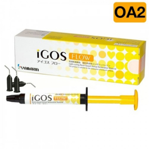 iGOS Flow Цвет OA2 (1шпр.- 2.6г.+10 однораз канюли.) Цирконосодержащий, светоотверждаемый композит,