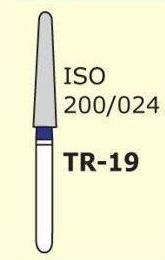 Боры алмазные MANI TR-19, Голубой (5 шт./уп.)