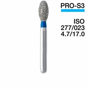Боры алмазные MANI PRO-S3, Голубой (5 шт./уп.)