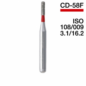 Боры алмазные MANI CD-58F, Красный (5 шт./уп.)