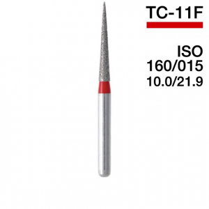 Боры алмазные MANI TC-11F, Красный (5 шт./уп.)