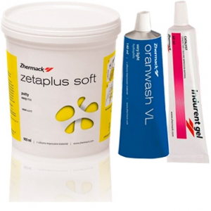 Zetaplus VL Intro Kit, желтая. С-Силиконовая слепочная масса очень высокой вязкости комплект