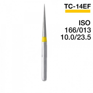Боры алмазные MANI TC-14EF, Желтый (5 шт./уп.)