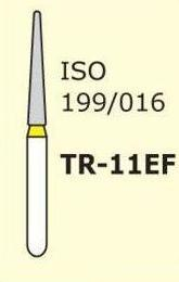 Боры алмазные MANI TR-11EF, Желтый (5 шт./уп.)