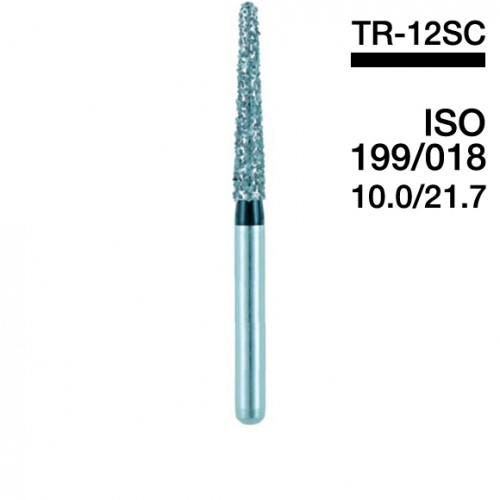 Боры алмазные MANI TR-12SC, Черный (5 шт./уп.)