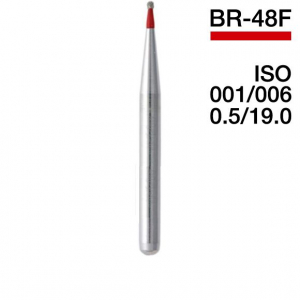 Боры алмазные MANI BR-48F, Красный (5 шт./уп.)