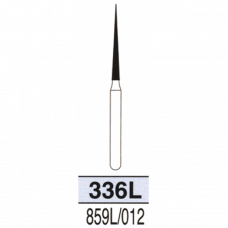 Боры алмазные DENTEX Diamonds 336L Голубой Игла хирургической длинны (уп3шт.)