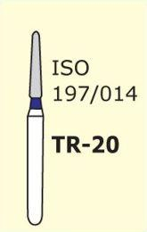 Боры алмазные MANI TR-20, Голубой (5 шт./уп.)
