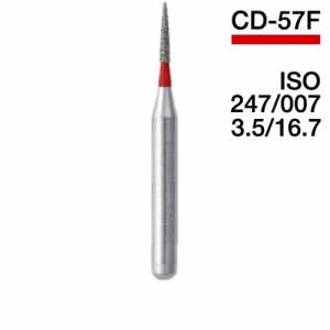 Боры алмазные MANI CD-57F, Красный (5 шт./уп.)