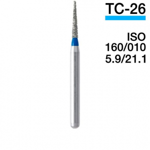 Боры алмазные MANI TC-26, Голубой (5 шт./уп.)