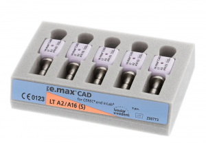 IPS e.max CAD CER/in LAB LT A1 A16 (S) БЛОК, уп/5шт.