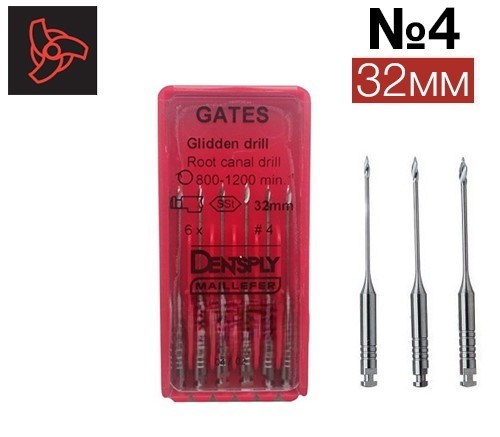 Gates drills 32�� �4 (6��.) - ��������� ��� �������� ����� �������, Maillefer