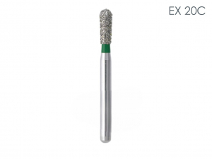 Боры алмазные MANI EX-20C, Зеленый (5 шт./уп.)