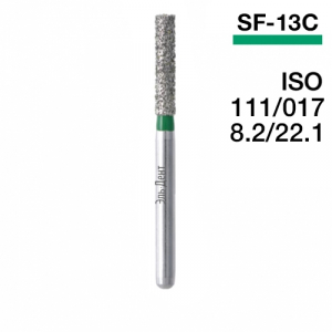 Боры алмазные MANI SF-13C, Зеленый (5 шт./уп.)